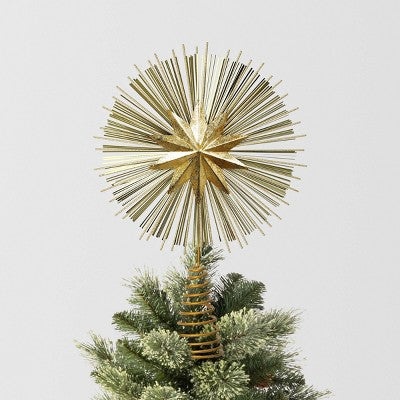 Metal Starburst With Tinsel Tree Topper - Wondershop™