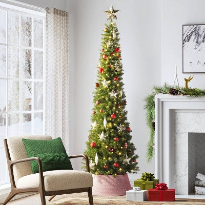 11" Tinsel Star Christmas Tree Topper - Wondershop