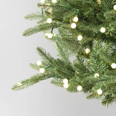 7.5' Pre-Lit LED Balsam Fir Artficial Christmas Tree With Color Changing, Flashing, Fading Lighting Effects - Wondershop™