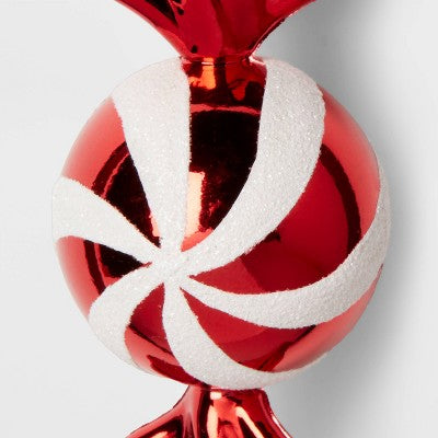 Peppermint Candy Christmas Tree Ornament Red/White - Wondershop™