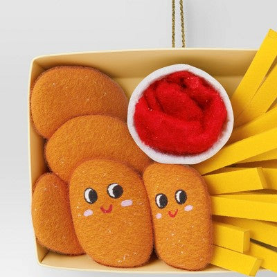 Christmas Fabric Chicken Nuggets Ornament - Wondershop™