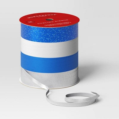4 End Curl Christmas Ribbon 70' - Wondershop™