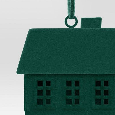 Christmas Metal Green House Ornament - Wondershop™