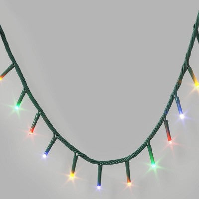 9.5' 3mm 100ct LED Micro Christmas String Lights With Green Wire - Wondershop™