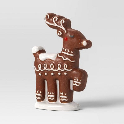 2pk Christmas Ceramic Gingerbread Decor - Wondershop™