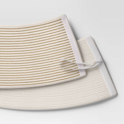 Christmas Rolled Up Tree Collar Cream - Wondershop™