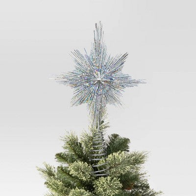 Metal Starburst With Tinsel Tree Topper - Wondershop™