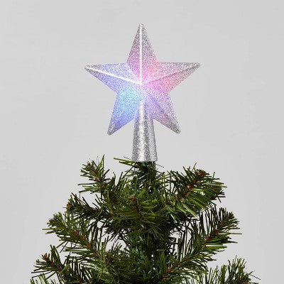 Mini Star Christmas Treetop LED Lights With Battery Pack 26in Lead In Wire - Wondershop™