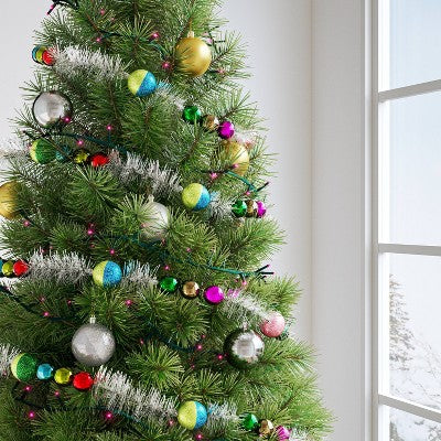 9.5' 3mm 100ct LED Micro Christmas String Lights With Green Wire - Wondershop™