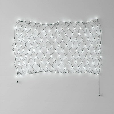 4'x6' Concave LED Christmas Net String Lights With Green Wire - Wondershop™