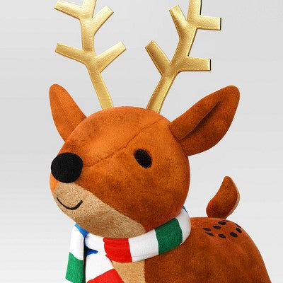 13" Battery Operated Animated Plush Dancing Reindeer Figurine - Wondershop™ Brown