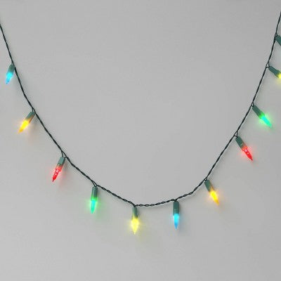 50ct LED Battery Operated Hybrid Miniature String Lights With Green Wire - Wondershop™