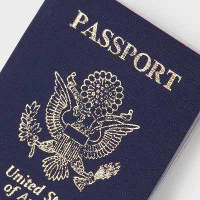 Passport Christmas Tree Ornament Navy - Wondershop™