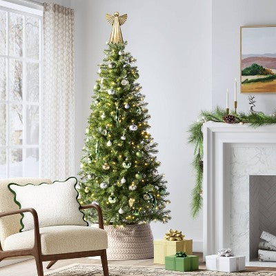Metal Starburst With Tinsel Tree Topper - Wondershop™