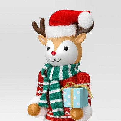 Winter Deer Nutcracker Figure - Wondershop™