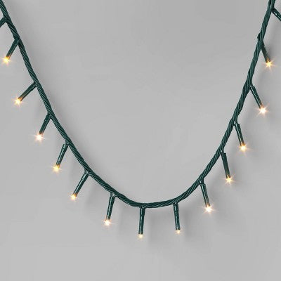 9.5' 3mm 100ct LED Micro Christmas String Lights With Green Wire - Wondershop™