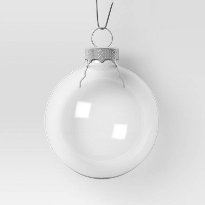 42pc Round Glass Christmas Tree Ornament Set - Wondershop™