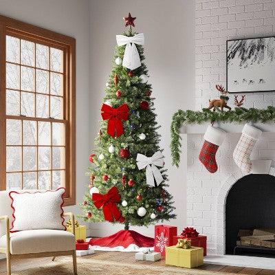 12" Christmas Velvet Bow - Wondershop™