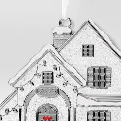 Metal House Christmas Tree Ornament - Wondershop™