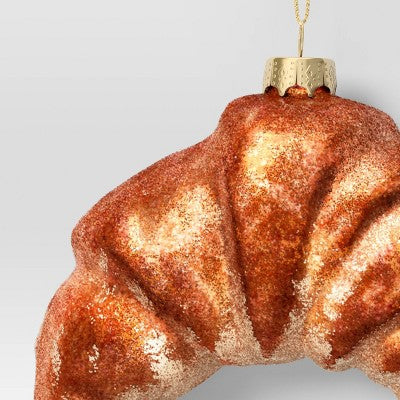 Christmas Glass Croissant Ornament - Wondershop™