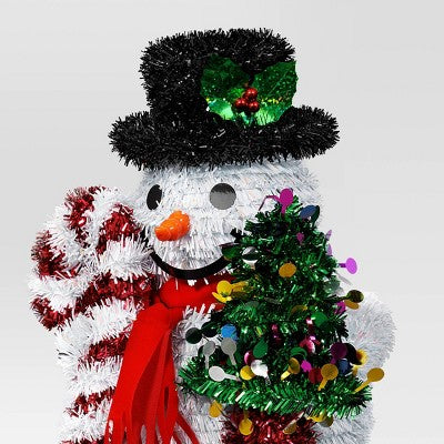 Christmas Tinsel Snowman - Wondershop™