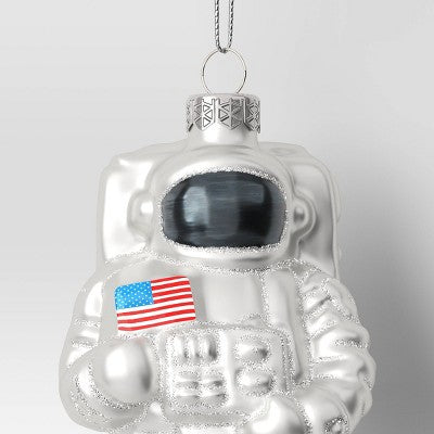 Christmas Glass Astronaut Ornament - Wondershop™