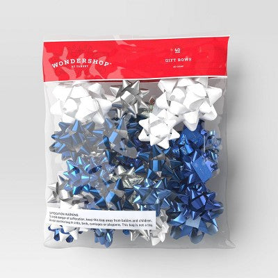 40ct Christmas Bow Bag - Wondershop™