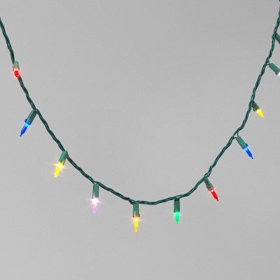 400ct LED Smooth Mini Christmas String Lights Spool With Green Wire - Wondershop™