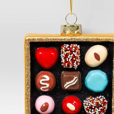 Christmas Glass Box Of Chocolates Ornament - Wondershop™