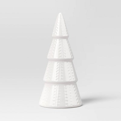 8" Christmas Ceramic Tree Shaped Decor - Wondershop™
