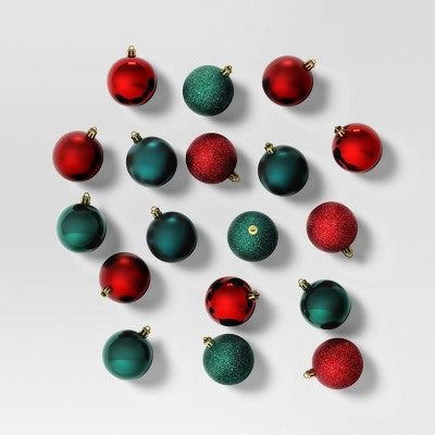 50ct Christmas Tree Ornament Set - Wondershop™