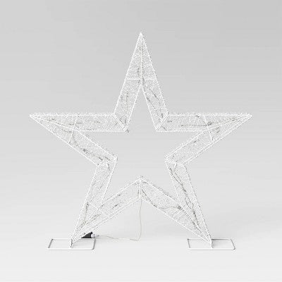  36" LED Crystal Ice Star Christmas Novelty Sculpture Light Warm White Lights - Wondershop™