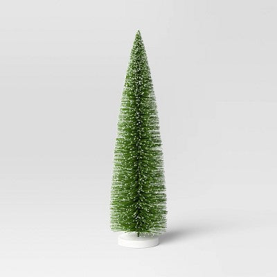  36" Christmas Bottle Brush Tree Sculpture - Wondershop™