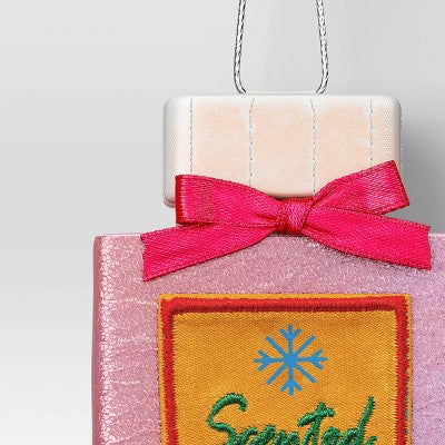  Christmas Fabric Perfume Ornament - Wondershop™
