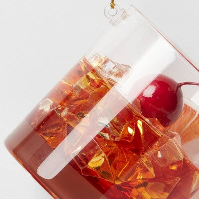  Old Fashioned Cocktail Christmas Tree Ornament - Wondershop™