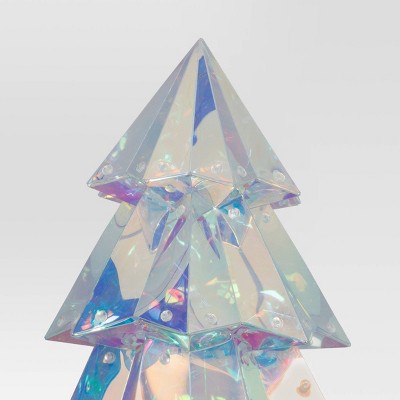  12.8" Christmas Lit Iridescent Tree Decor - Wondershop™