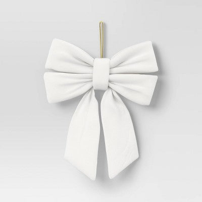  12" Christmas Velvet Bow - Wondershop™