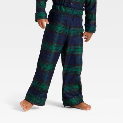  Toddler Plaid Long Sleeve Shirt And Pants Holiday Matching Family Pajama Set - Wondershop™