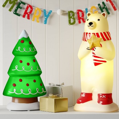  Christmas Lit Blow Mold Tree Decor - Wondershop™