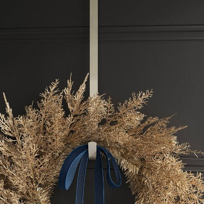  13.5" Metal Christmas Wreath Hanger Silver - Wondershop™