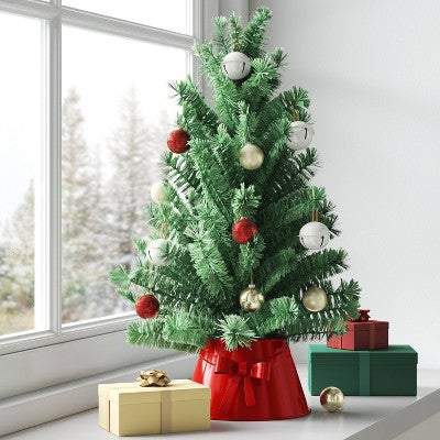  4ct Christmas Jingle Bell Christmas Ornament Set White - Wondershop™