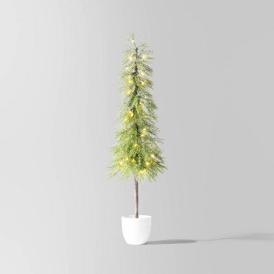  Pre-Lit Potted Balsam Artificial Christmas Tree - Wondershop™