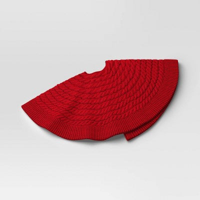  48" Centric Cable Knit Tree Skirt - Wondershop™