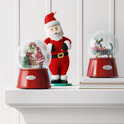  Santa Fireplace Snow Globe - Wondershop™