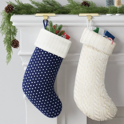  20" Cable Knit Christmas Stocking - Wondershop™