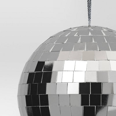  Wrap Essentials Christmas Silver Disco Ball - Wondershop™