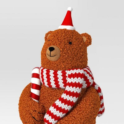  Christmas Fabric Bear Decor - Wondershop™