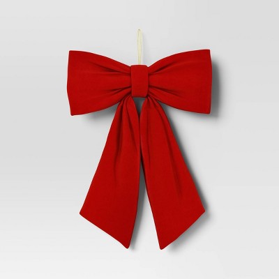  20" Christmas Single Bow Decor - Wondershop™