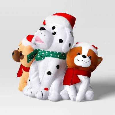  Battery Operated Animated Plush Dogs Figurine - Wondershop™