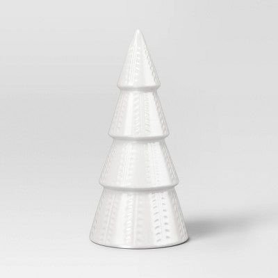  10" Ceramic Tree Shaped Christmas Decor - Wondershop™